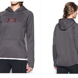 Under armour Sweatshirt Womens petite Small storm Cold gear logo hoodie‎